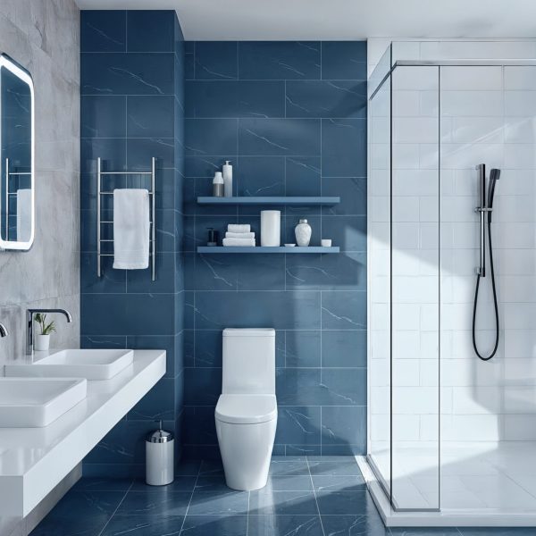 modern-bathroom-with-blue-tile-glass-shower